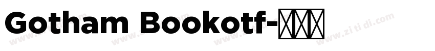 Gotham Bookotf字体转换